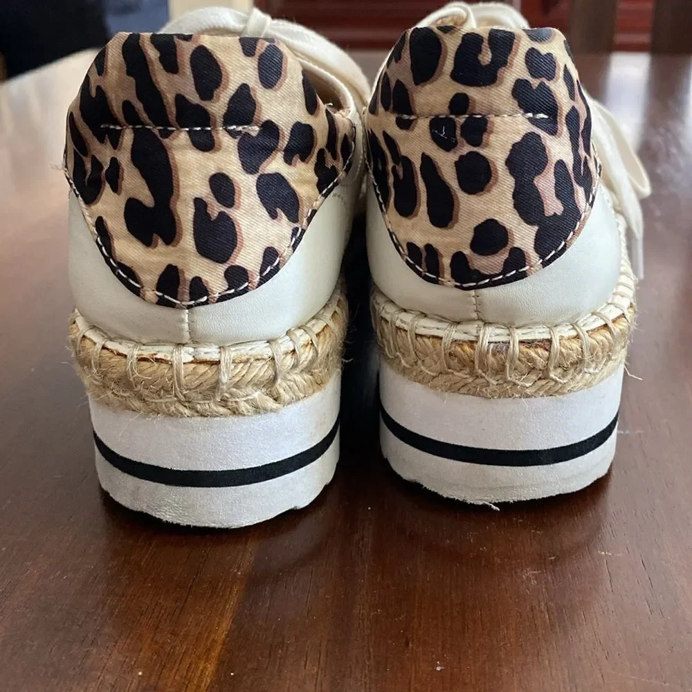 Jennifer Lopez Lider Espadrille Wedge Sneakers